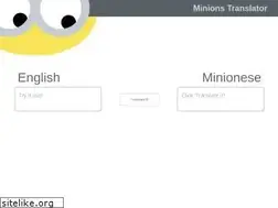 Sites similar to minionstranslator.com