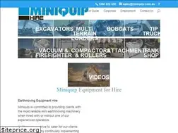Sites similar to miniquip.com.au
