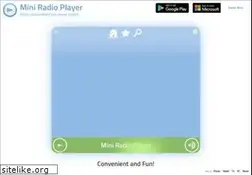 Sites similar to miniradioplayer.net