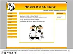 Sites similar to minis-paulus.de