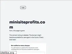 Sites similar to minisiteprofits.com