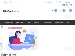 Sites similar to minisplits4less.com