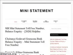 Sites similar to ministatement.in