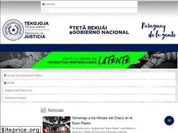 Sites similar to ministeriodejusticia.gov.py