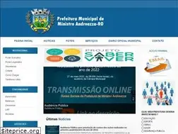 Sites similar to ministroandreazza.ro.gov.br