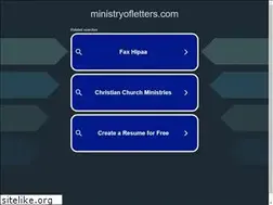 Sites similar to ministryofletters.com