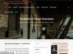 Sites similar to ministryofpeculiaroccurrences.com