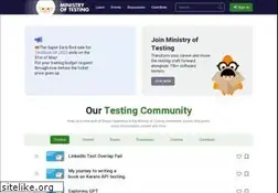 Sites similar to ministryoftesting.com