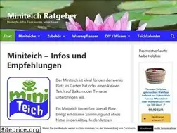 Sites similar to miniteich-ratgeber.de
