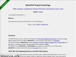 Sites similar to miniupnp.free.fr