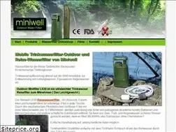 Sites similar to miniwell-filter.de