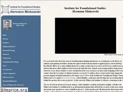 Sites similar to minkowskiinstitute.org
