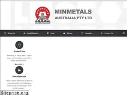 Sites similar to minmetals.com.au