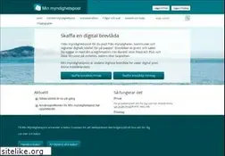 Sites similar to minmyndighetspost.se