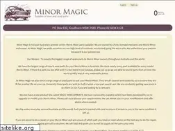 Sites similar to minormagic.com.au