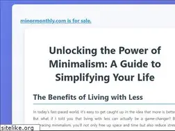 Sites similar to minormonthly.com