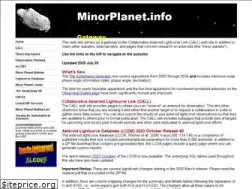 Sites similar to minorplanet.info
