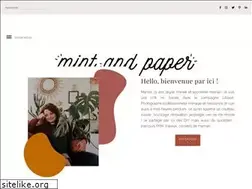 Sites similar to mintandpaper.com