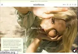 Sites similar to mintandrose.com
