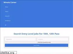 Sites similar to minutecareer.com