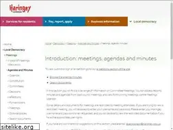 Sites similar to minutes.haringey.gov.uk