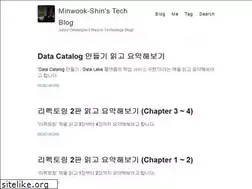 Sites similar to minwook-shin.github.io