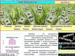 Sites similar to mir-fin.ru
