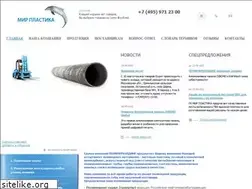 Sites similar to mir-plastika.ru