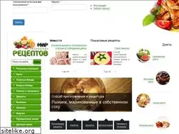 Sites similar to mir-receptov.ru