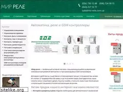 Sites similar to mir-rele.com.ua