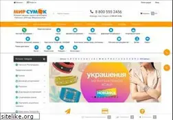 Sites similar to mir-sumok.ru