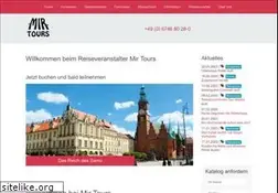 Sites similar to mir-tours.de