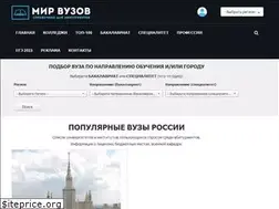 Sites similar to mir-vuzov.ru