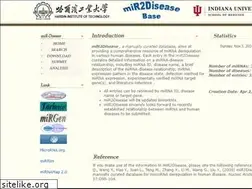 Sites similar to mir2disease.org