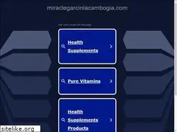 Sites similar to miraclegarciniacambogia.com