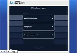 Sites similar to miraclelane.com