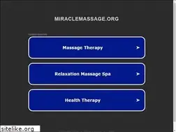 Sites similar to miraclemassage.org