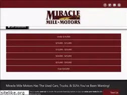 Sites similar to miraclemilemotors.com