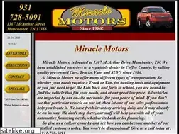 Sites similar to miraclemotorstn.com