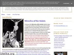 Sites similar to miraclesofthesaints.com