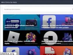 Sites similar to miracomosehace.com