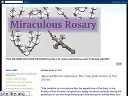 Sites similar to miraculousrosary.blogspot.com