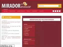 Sites similar to mirador-multinationales.be