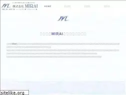 Sites similar to mirai-7.jp