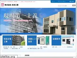 Sites similar to mirai-kougyo.jp
