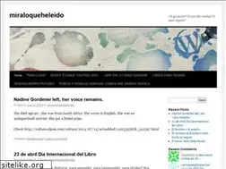 Sites similar to miraloqueheleido.wordpress.com