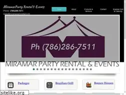 Sites similar to miramarpartyrental.com