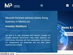 Sites similar to miranda-partners.com