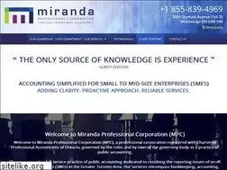 Sites similar to mirandaaccounting.ca