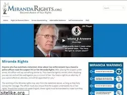 Sites similar to mirandarights.org